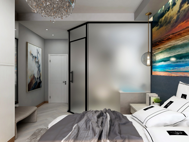 現(xiàn)代簡約風(fēng)格效果臥室